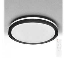 Brilagi - Dimeriuojamas LED šviestuvas NAOMI LED/48W/230V 3000-6500K skersmuo 39 cm juodas + nuotolinio valdymo pultas