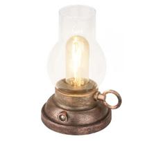 Brilo - LED dimeriuojamas lauko įkraunamas stalinis šviestuvas KANEA LED/1,5W/5V IP44 1200mAh bronzinis
