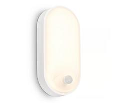 Brilo - LED lauko sieninis šviestuvas su judesio davikliu LED/12W/230V IP65 balta