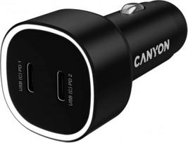 Canyon car charger OnDrive 60 PD 60W 2xUSB-C Black