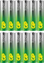 Gp Batteries GP - Super Alkaline AAA Batteries, 24A/LR03, 1.5V, 12-Pack