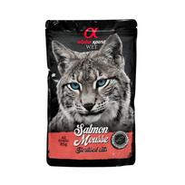 ALPHA SPIRIT WET putėsiai katėms su lašiša 85g 6vnt