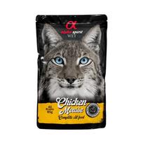 ALPHA SPIRIT WET putėsiai katėms su vištiena 85g 6vnt