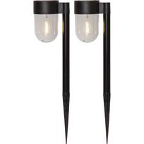 2 lauko saulės energija veikiantis LED šviestuvų rinkinys Star Trading Cupolai, aukštis 30 cm