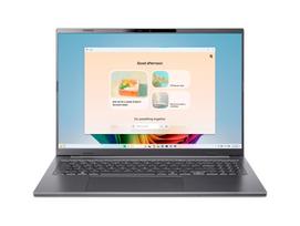 Notebook|ACER|Aspire|Aspire 16 AI|A16-11M-X4X3|CPU Qualcomm Snapdragon|X X1-26-100|3000 MHz|16"|1920x1200|RAM 16GB|LPDDR5x|SSD 5