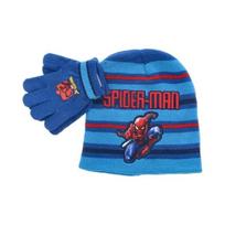 Spider-Man kepurės ir pirštinių rinkinys berniukams, mėlynas/raudonas, Universalus