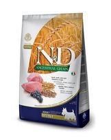 Farmina N&D mažų veislių šunims su ėriena ir mėlynėmis, 2.5 kg