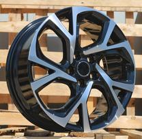 Ratlankis RACINGLINE FE132 R17x7 5x114.3 ET 45 CB 60.1 (Black Polished) (690 kg)