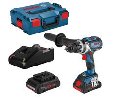 Akumuliatorinio gręžtuvo - suktuvo Bosch GSR 18V-110 C rinkinys, 18 V, 2 x 4 Ah, įkroviklis + lagaminas