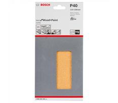 Bosch šlifavimo popierius C470, 115 x 230 mm, 400 grūdėtumas, 10 vnt.