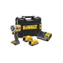 Dewalt akumuliatorinio smūginio veržliarakčio rinkinys, DCF921E2T (+2 x 1.7 ah akumuliatoriai + įkroviklis + dėklas TSTAK), 18 V