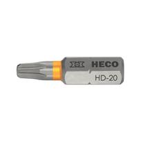 Heco sukimo galvučių rinkinys, HECO-Drive, HD-20, oranžinė, 10 vnt