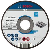 Bosch PRO metalo pjovimo diskas (2608603164), 115 x 2,5 x 22,23 mm
