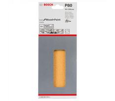 Bosch šlifavimo popierius C470, 93 x 230 mm, 80 grūdėtumas, 10 vnt.