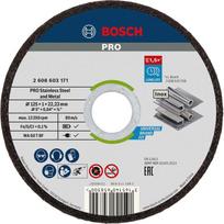 Bosch PRO nerūdijančio plieno ir metalo pjovimo diskas, 125 x 1 x 22,23 mm