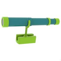 Pirato monokuliarinis teleskopas vaikams. Piratas. Lauko žaidimų aksesuarai. green