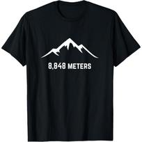 Mount Everest Himalaya Mountaineering Outdoor Hiking T-Shirt S juoda