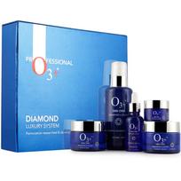 O3+ Diamond Luxury System Veido rinkinys Nuotakos makiažui Itin švytėjimo procedūros Šviesinanti odą