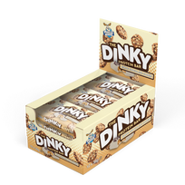 Baltyminis batonėlis Muscle Moose The Dinky White Chocolate Cookie, 12 x 35 g