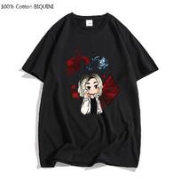 Alice In Borderland Emblem Oversized Tshirt Men T Shirts Fashion Japanese Anime T-shirt Four Seasons 100% Cotton Short Sleeve1 S juoda