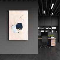 Reprodukcija OGLS-7048 – Didelė Abstrakti Sienos Dekoracija, 110×70 cm