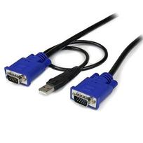 StarTech.com 10 ft Ultra-Thin USB VGA 2-in-1 KVM Cable