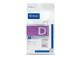 Virbac D1 HPM Veterinarinis sausas maistas šunims odos ir kailio priežiūrai 12 kg