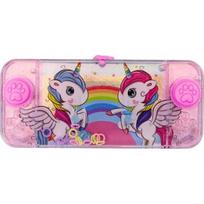 LEAN Toys Water Game Arcade Console Pink Mini Unicorns Pad Console