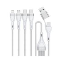 4Smarts USB-C/ A Multi-Charging cable 4in2 1.2m white