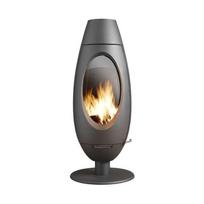 Ketinė krosnelė Invicta Ove, antracito spalvos, 6.5 - 15 kW