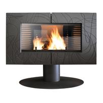 Ketinė krosnelė Invicta Symphonia, antracito spalvos, 8 - 18 kW