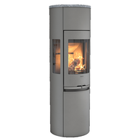 Plieninė krosnelė Nibe Contura C596:3 Style, pilka, 3 - 7 kW