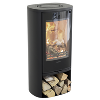 Plieninė krosnelė Nibe Contura C810G:1 Style, juoda, 3 - 7 kW