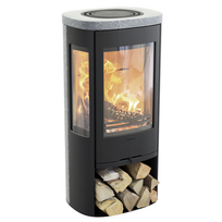 Plieninė krosnelė Nibe Contura C856T Style, juoda, 3 - 7 kW