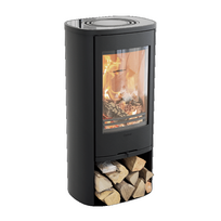 Plieninė krosnelė Nibe Contura C810:2 Style, juoda, 3 - 7 kW