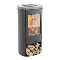 Plieninė krosnelė Nibe Contura C810:3 Style, pilka, 3 - 7 kW