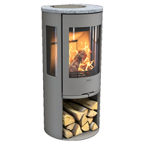 Plieninė krosnelė Nibe Contura C556:3 Style, pilka, 3 - 7 kW