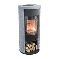 Plieninė krosnelė Nibe Contura C620TG:2, juoda, 3 - 9 kW