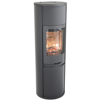 Plieninė krosnelė Nibe Contura C690:1, pilka, 3 - 9 kW