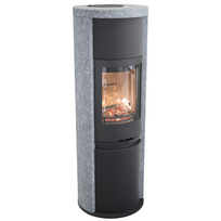 Plieninė krosnelė Nibe Contura C690T, juoda, 3 - 9 kW