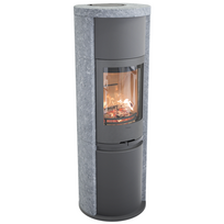 Plieninė krosnelė Nibe Contura C690T, pilka, 3 - 9 kW