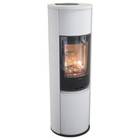 Plieninė krosnelė Nibe Contura C690G:1, balta, 3 - 9 kW