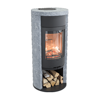 Plieninė krosnelė Nibe Contura C620T:2, juoda, 3 - 9 kW