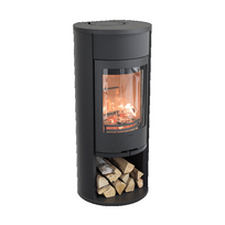 Plieninė krosnelė Nibe Contura C610:4 Style, juoda, 3 - 9 kW