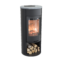 Plieninė krosnelė Nibe Contura C610:6 Style, juoda, 3 - 9 kW