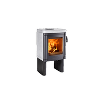Plieninė krosnelė Nibe Contura 52T, juoda, iki 5 kW