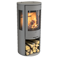 Plieninė krosnelė Nibe Contura 556:1 Style, pilka, 3 - 7 kW