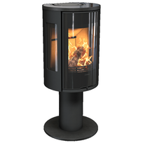 Plieninė krosnelė Nibe Contura C586:2 G Style, juoda, 3 - 7 kW