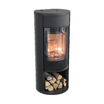 Plieninė krosnelė Nibe Contura C610:4 G Style, juoda, 3 - 9 kW