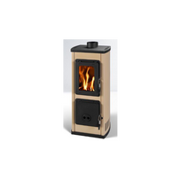 Plieninė krosnelė Thorma Verona b Top, 2.5 - 7.5 kW, Kapučino spalvos